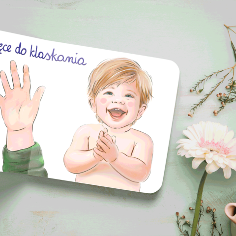 Tu mam nos książka dla dzieci Montessori